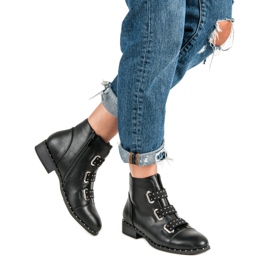 Bestelle Bottines noires à fermeture éclair 1