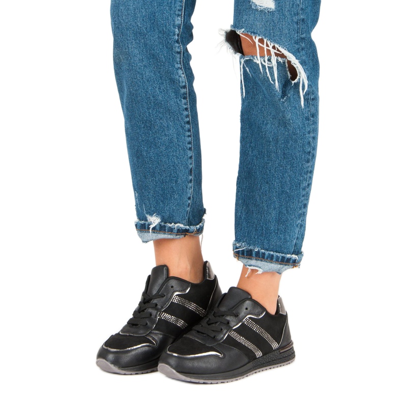 Baskets noires VICES le noir 1