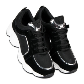 Chaussures de sport en daim VICES le noir 3