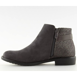 Bottes Jodhpur grises pour femmes 3118 Gris 2 Bottes Jodhpur grises pour femmes 3118 Gris 2