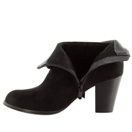 Bottines noires à talons 863-GA Noir 2