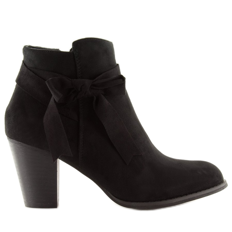 Bottines noires à talons 863-GA Noir le noir 1