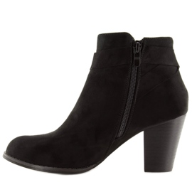 Bottines noires à talons 863-GA Noir le noir 7