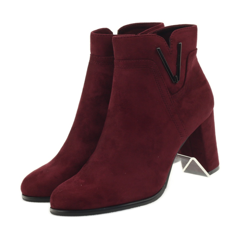 Bottines Sergio Leone 546 bordeaux multicolore 4