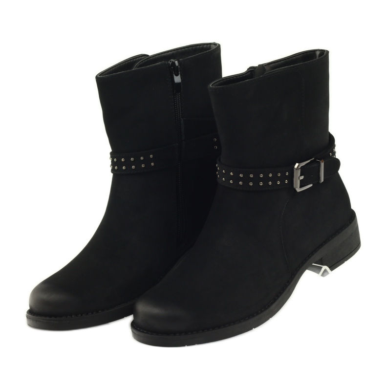 Bottes zippées noires Sergio Leone 500 le noir 5