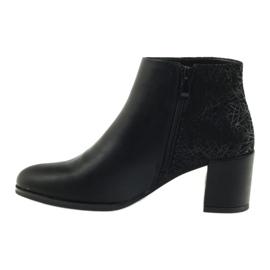 Bottines noires à talons Sergio Leone 542 2