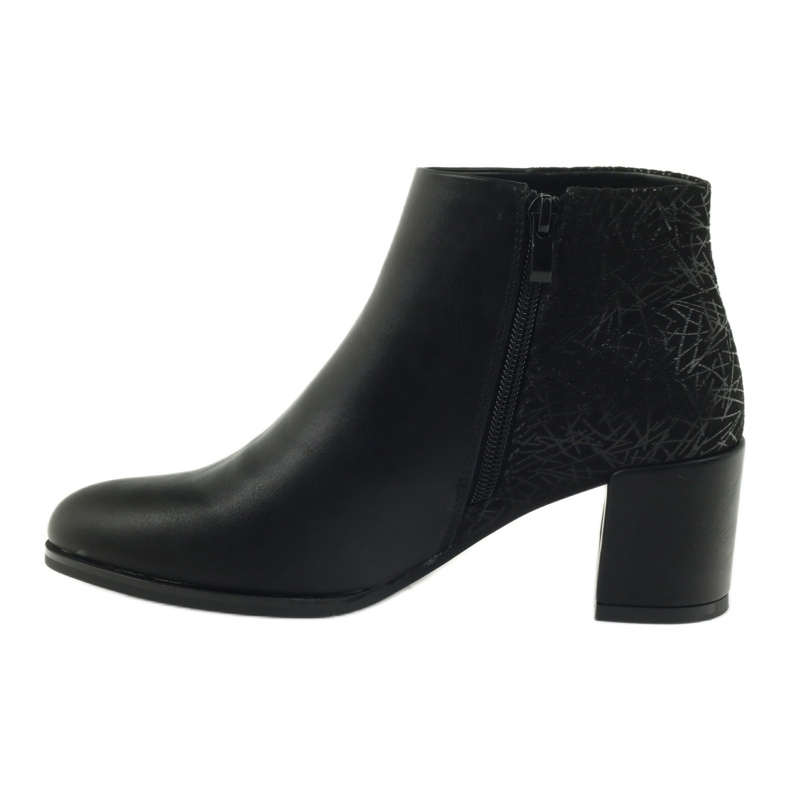 Bottines noires à talons Sergio Leone 542 2