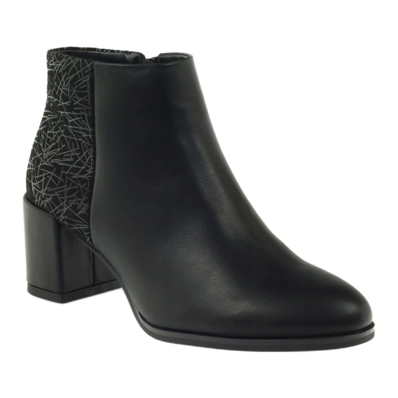 Bottines noires à talons Sergio Leone 542 1