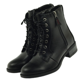 M.Daszyński Trappeurs ouvriers noirs sur la fermeture éclair SA94 5