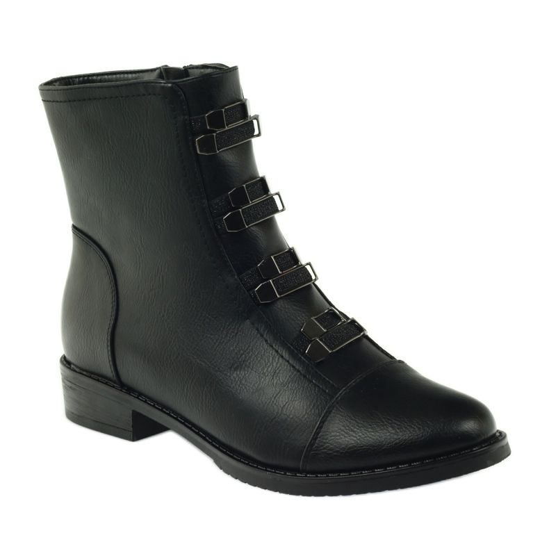 M.Daszyński Bottines noires Jodhpur boots SA62 le noir 1 M.Daszyński Bottines noires Jodhpur boots SA62 le noir 1
