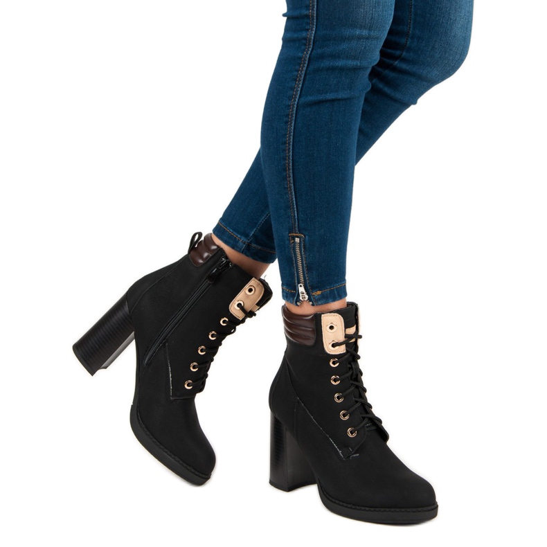 Bello Star Bottes de travail noires le noir 2