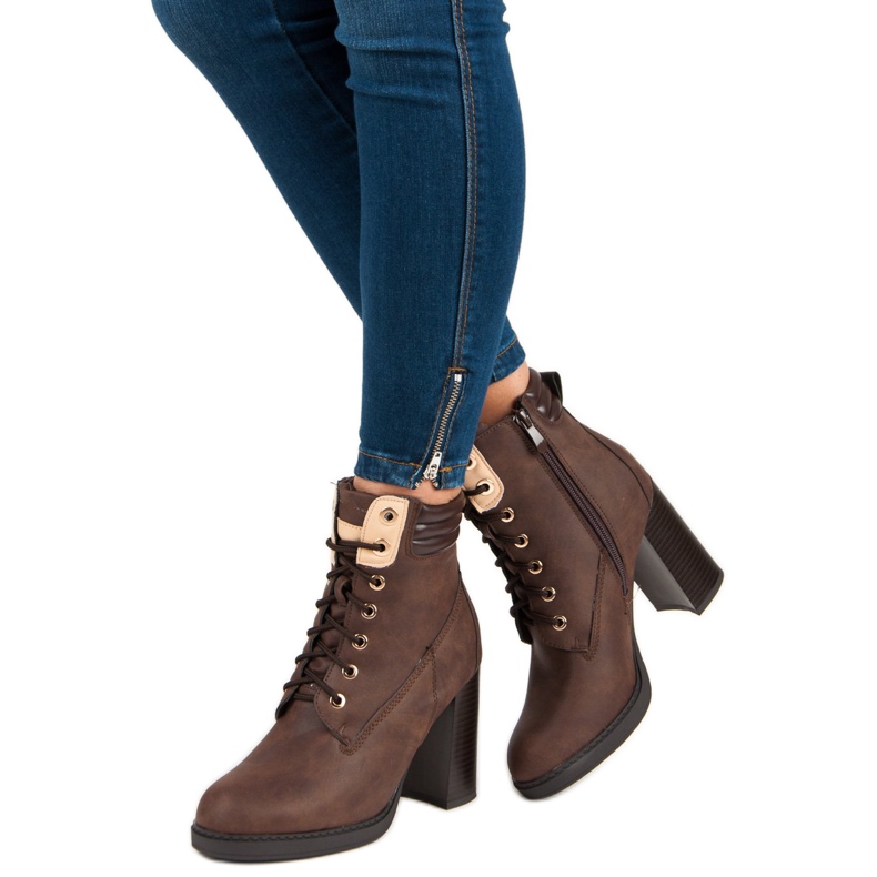 Bello Star Bottes de travail marron brun 2