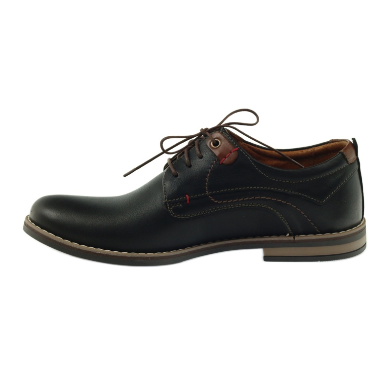 Chaussures homme Riko à lacets 842 le noir brun 2