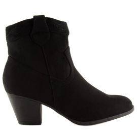 Bottes femme noires QQ120 Noir le noir 2
