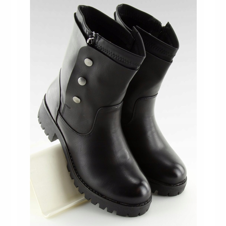 Bottes noires A89801 Noir le noir 1