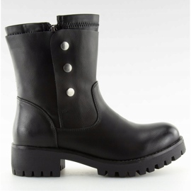 Bottes noires A89801 Noir le noir 4