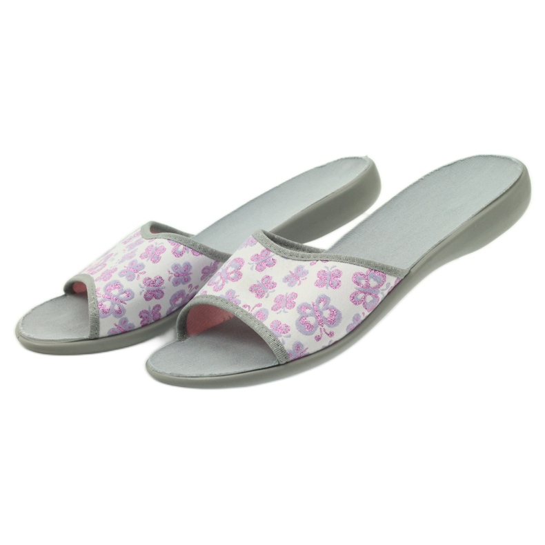 Chaussons Befado 300D041 avec papillons multicolore 4