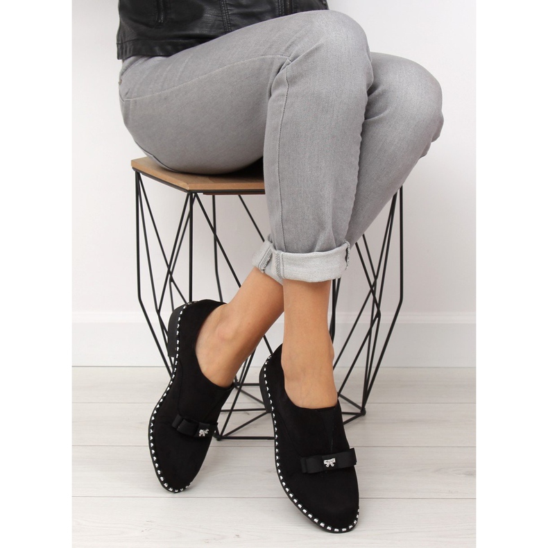 Mocassins femme noirs BL218 Noir le noir 1