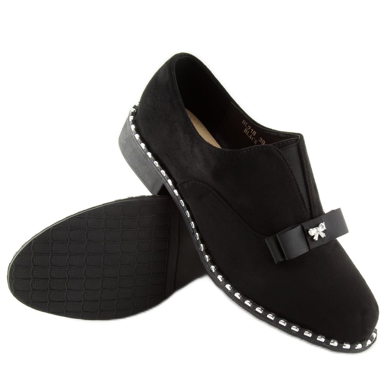 Mocassins femme noirs BL218 Noir le noir 2