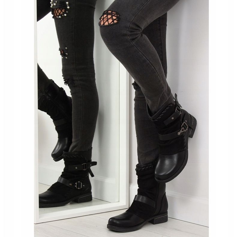 Bottes militaires noires BH98-KB Noir 2