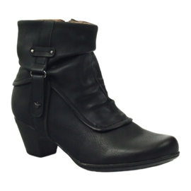 Aloeloe Bottes isolées noires très confortables 1