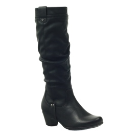Bottines noires, Aloeloe super confortables le noir 1 Bottines noires, Aloeloe super confortables le noir 1