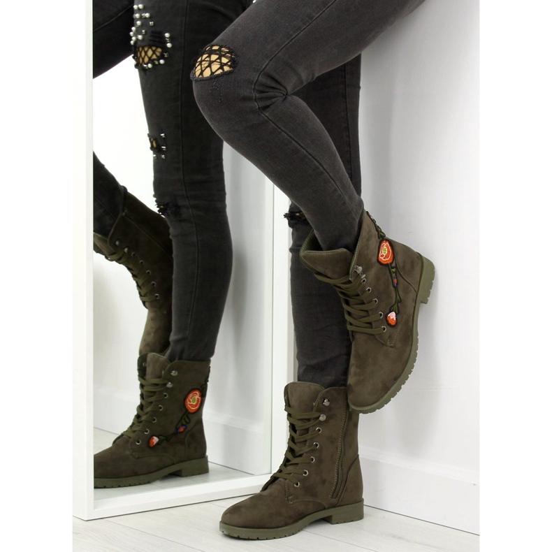 Ouvriers avec broderie AB-9 Army Green vert 1