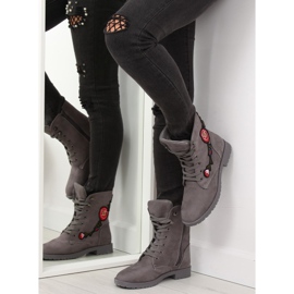 Ouvriers avec broderie grise AB-9 Grey 1