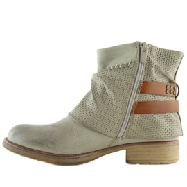 Gris Bottes grises pour femmes 640-PA Gris 2