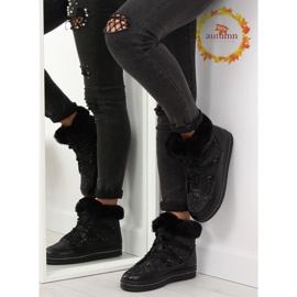 Bottes de neige AX05 lune noires le noir 1