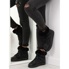 Bottes de neige AX05 lune noires le noir 3