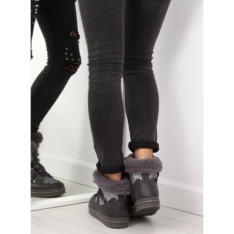 Bottes de neige lune grises AX05 1