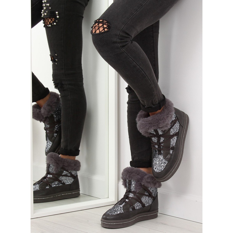 Bottes de neige lune grises AX05 2