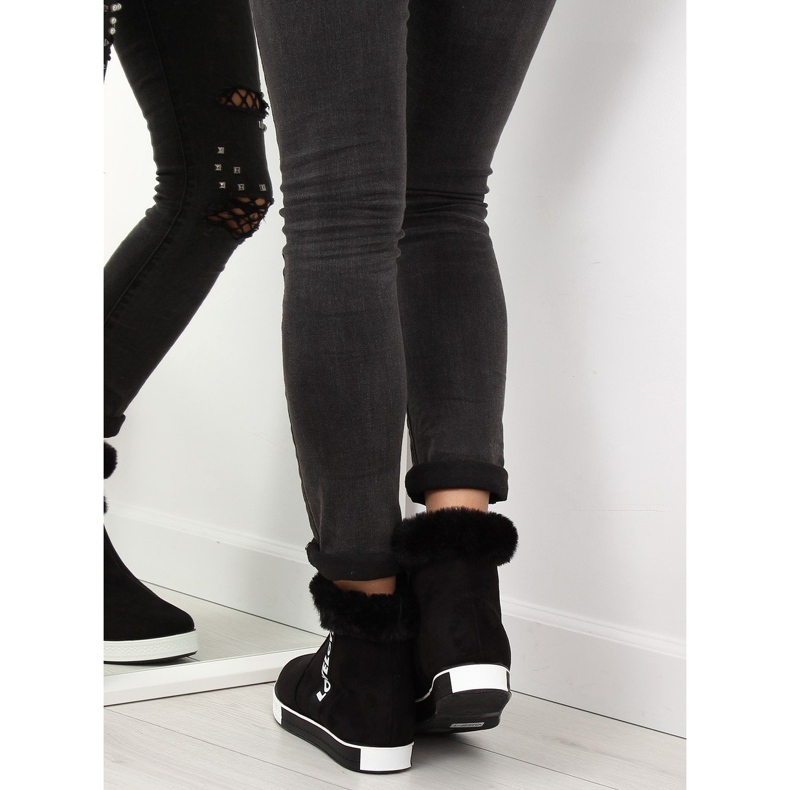 Baskets montantes noires NB252P 1