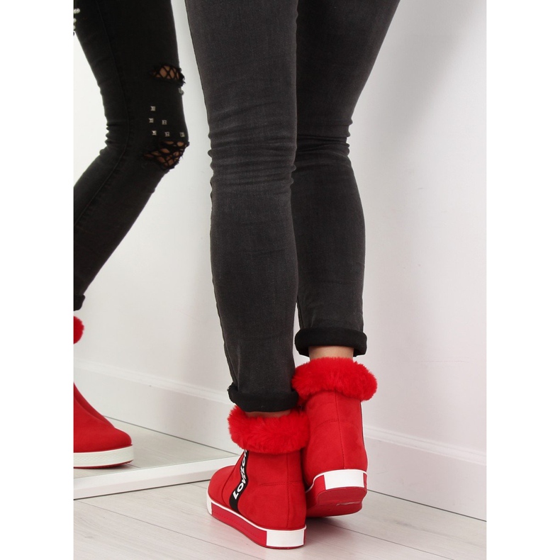 Baskets montantes rouges NB252P Rouge 1 Baskets montantes rouges NB252P Rouge 1