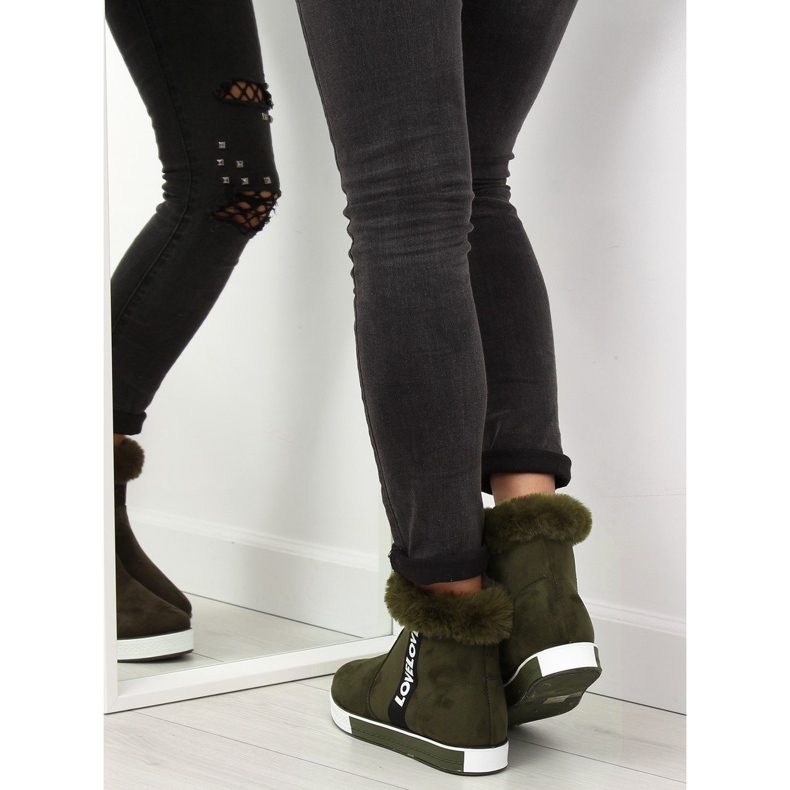 Baskets pour cheville isolées vertes NB252P Army Green 2