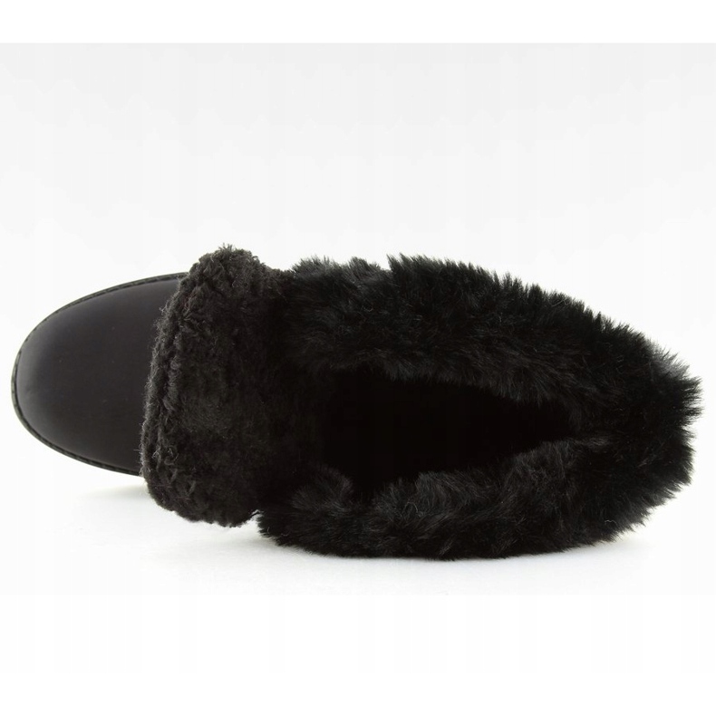 Bottes en bois isolées noires BL137P Noir 1