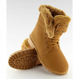 Boots bois camel BL137P Camel brun 3