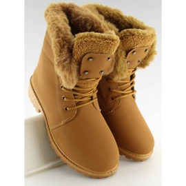 Boots bois camel BL137P Camel brun 4