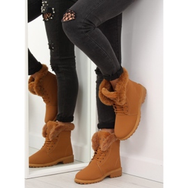 Boots bois camel BL137P Camel brun 5