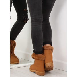 Boots bois camel BL137P Camel brun 6