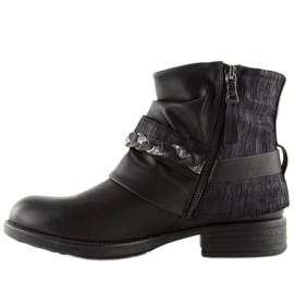 Bottes noires pour femmes noires 210-PA Noir le noir 2