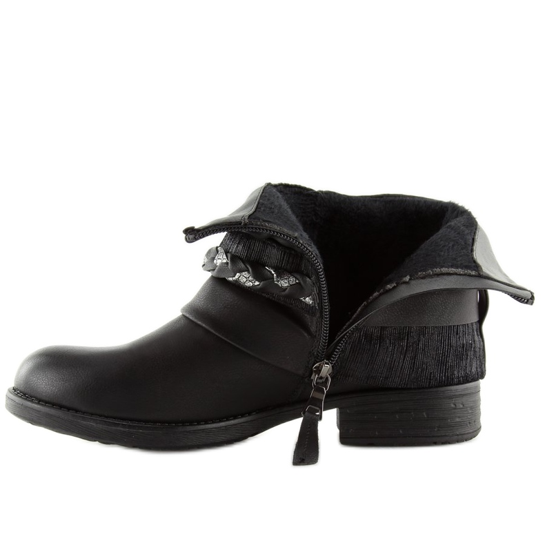 Bottes noires pour femmes noires 210-PA Noir le noir 1