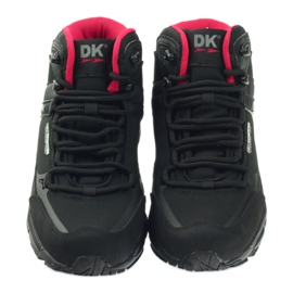 DK 1751 chaussures de randonnée softshell noires rouge 3