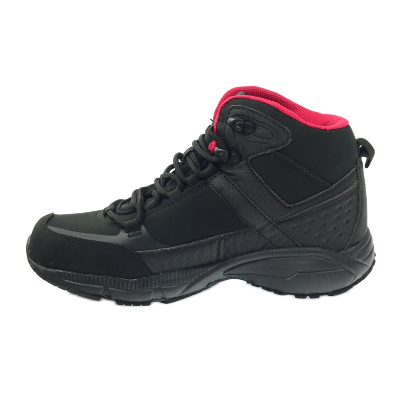 DK 1751 chaussures de randonnée softshell noires rouge 2