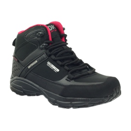DK 1751 chaussures de randonnée softshell noires rouge 1