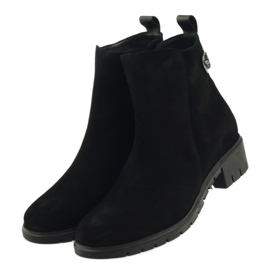 Bottines Arka 7310 mouche en daim le noir 3