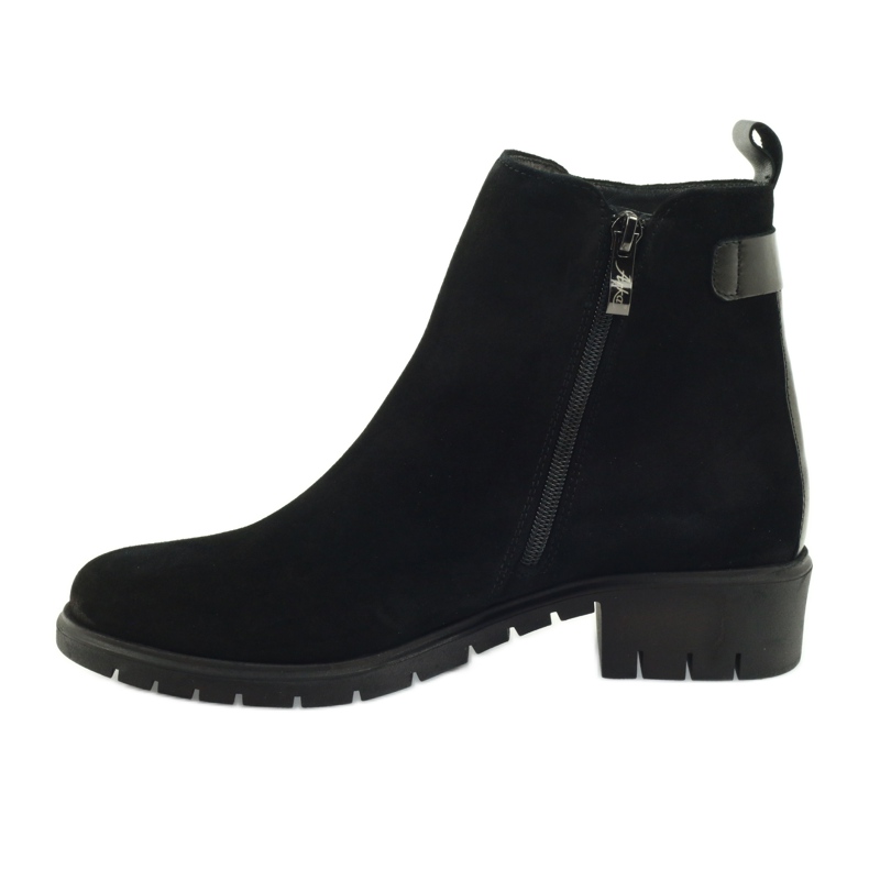 Bottines Arka 7310 mouche en daim le noir 2