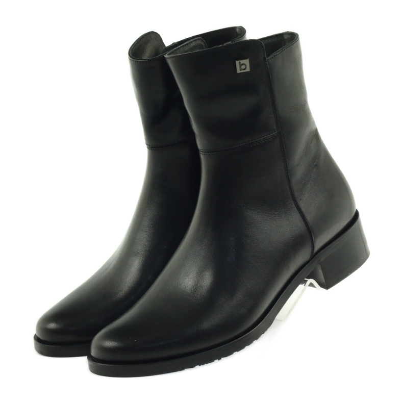 Bottes hautes noires Arka 7330 avec fermeture éclair 3