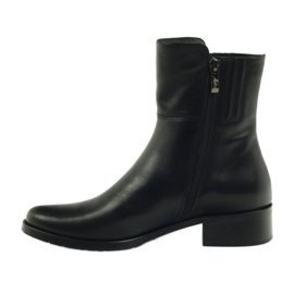 Bottes hautes noires Arka 7330 avec fermeture éclair le noir 2 Bottes hautes noires Arka 7330 avec fermeture éclair le noir 2